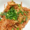 リッキーR's cooksnap of when they made (^^)もやしとキムチの炒め物.