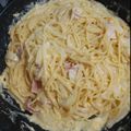 kyonzou's cooksnap of when they made フライパンひとつで☆カルボナーラ.