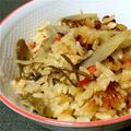 chamiri's cooksnap of when they made 包丁いらず♪ツナとごぼうの炊き込みご飯.