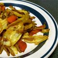 chamiri's cooksnap of when they made キャベツ+しめじ＋豚肉のカレー炒め.