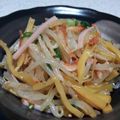 yanguchi's cooksnap of when they made ＊　もやしのメンマ和え　＊.