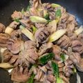 ナイーブ✨'s cooksnap of when they made 砂肝とネギの塩炒め.
