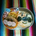 ｊ−ｊ−ｆ's cooksnap of when they made キャラ弁☆簡単アンパンマン　ハンバーグ.