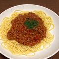 ちょーりー's cooksnap of when they made カットトマト缶で手作りミートソース.