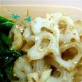 ぷよりんご's cooksnap of when they made 簡単♫ﾄｰｽﾀｰ５分❤レンコンのゴマあえ.