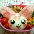 michikoランチ's cooksnap of when they made スイートプリキュア♪ハミィ（キャラ弁）.