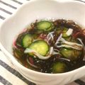 Marrietty's cooksnap of when they made 簡単！キュウリとカニカマのもずく酢.
