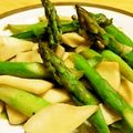 ともりん0203's cooksnap of when they made アスパラ＋エリンギ❀クレイジーソルト炒め.