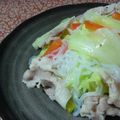 ぐうたらパンダ。's cooksnap of when they made 豚としらたきとキャベツ炒め♪.