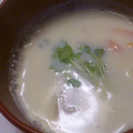 ぽろりんぬぅ's cooksnap of when they made 生姜たっぷり♪豆腐と牛蒡の豆乳スープ.