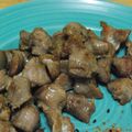 鈴ピヨ's cooksnap of when they made 砂肝のにんにく炒め（茹でて灰汁抜き）.