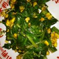 きゅぴまん's cooksnap of when they made ほうれん草とこんがりコーンのバターソテー.