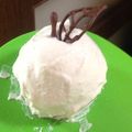 ぐるまき's cooksnap of when they made クリスマスにりんごチーズのズコット①.