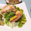 mielle's cooksnap of when they made 桃と生ハムのサラダ.