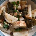 彩ーAyaー's cooksnap of when they made オクラと長芋のわさび麺つゆ和え♪.