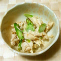 のしのし怪獣's cooksnap of when they made アスパラと鶏ささみの和物.