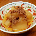 DearYKMH's cooksnap of when they made 挽き肉と大根の甘辛煮.
