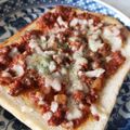 くむちん's cooksnap of when they made 残ったミートソースでピザ風トースト.