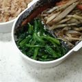 サーフブレイド's cooksnap of when they made ホウレンソウの塩麹和え.