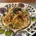 クックFODKPH☆'s cooksnap of when they made 鮭とほうれん草といくらの和風パスタ.