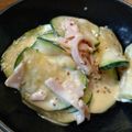 ばたみそーぱん☆'s cooksnap of when they made 【農家のレシピ】ズッキーニとハムのサラダ.