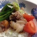 藤村。's cooksnap of when they made かんたん☆酸味がうれしい塩豚丼.