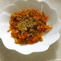 まっとんママ's cooksnap of when they made ＊かぼちゃと人参のコチュジャンきんぴら＊.