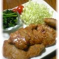 ひな☆リョマbaba's cooksnap of when they made これは便利な☆ほんのり甘い辛子味噌ポーク.