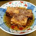 nyamu12's cooksnap of when they made ♬麺つゆで食べる揚げ出し豆腐♬.