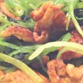 空飛ぶぺんぎん's cooksnap of when they made 鶏皮とみつばの和え物.