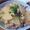 じゅん♪'s cooksnap of when they made 麺つゆで☆大根と鶏肉の簡単煮♪.