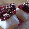 guritosan's cooksnap of when they made 梅干しとあんこの甘くてしょっぱいヤキモチ.