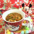 みなみんくっきんぐ's cooksnap of when they made ピリ辛スープ～簡単✿かき玉もやしスープ✿.