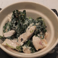 華舞蘭's cooksnap of when they made ほうれん草の鶏マヨ和え.