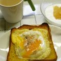 びあわいん's cooksnap of when they made めだまやきトースト☆.