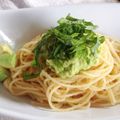 Asaminpad's cooksnap of when they made 明太子とアボカドのスパゲティー★.