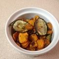 YuMy84's cooksnap of when they made かぼちゃと人参のオーブン焼き.