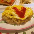 m@n@'s cooksnap of when they made 【リメイク】カレー炒飯のオムライス☆.