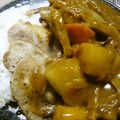 maruru-nn's cooksnap of when they made 今夜は お初の ポークソテー乗せカレー.