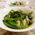 夏の記念日's cooksnap of when they made 牡蠣とほうれん草のソテー＼(^o^)／.