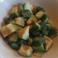 ハスケル's cooksnap of when they made オクラとアボガドおかか和え.