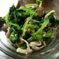 SARINGER's cooksnap of when they made ★小松菜としめじのだし醤油和え★.