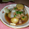 hamoりん's cooksnap of when they made 新じゃがと豚の揚げ煮.