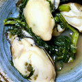 えついぶき's cooksnap of when they made ☆牡蠣と春菊の酒蒸☆.