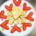 こうたのママちゃん's cooksnap of when they made お弁当に♡ハートのかわいいカニマヨ卵焼き.