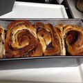 黒チワワ's cooksnap of when they made 折込マーブルパン☆渦巻きver..