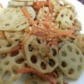 jyela's cooksnap of when they made レンコンのきんぴら.