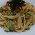 雪ん娘ユッコ's cooksnap of when they made 塩麹DEアボガドクリームチーズパスタ♬.