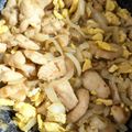 yumi-t's cooksnap of when they made 鶏胸肉と玉ねぎの味噌炒め.
