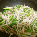 satyu's cooksnap of when they made にんにくの芽と挽き肉炒め.